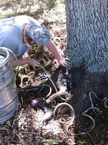 Installation of injection point